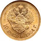 Russia. 10 Roubles, 1904-<Ru-A><Ru-R> - 2