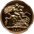 Great Britain. Sovereign, 1937 NGC PF63 CAM - 2