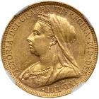 Australia. Sovereign, 1893-M NGC MS62