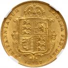 Great Britain. Half Sovereign, 1887 NGC MS64 - 2