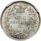 Great Britain. Shilling, 1858 NGC MS64 - 2