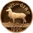 Ireland. 50 Ecu, 1990 NGC PF67 UC
