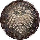 German States: Prussia. Proof 5 Marks, 1913-A NGC PF63 CAM - 2