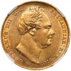 Great Britain. Sovereign, 1837 NGC AU58