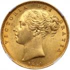 Great Britain. Sovereign, 1851 NGC MS63