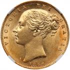 Great Britain. Sovereign, 1866 NGC MS62