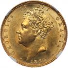 Great Britain. Sovereign, 1825 NGC MS61