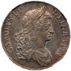 Great Britain. Crown, 1663 NGC About Unc