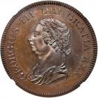 Great Britain. Copper Proof Pattern Bank 5 Shillings and Sixpence, 1811 NGC MS64