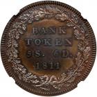 Great Britain. Copper Proof Pattern Bank 5 Shillings and Sixpence, 1811 NGC MS64 - 2