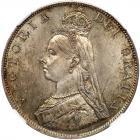 Great Britain. Double Florin, 1887 NGC MS64