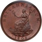 Great Britain. Pattern Proof Copper Two Pence, 1805 NGC PF65 BR - 2