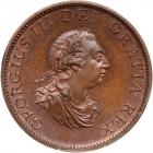 Great Britain. Copper Proof Halfpenny, 1799 PCGS PF65 BR