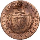 Great Britain-Lincolnshire. Conder Token Halfpenny, 1794 Unc