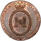 Great Britain-Suffolk. Thomas Tallant Conder Penny Token, 1795 Choice Unc - 2