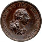 Great Britain. Halfpenny, 1799 NGC Unc