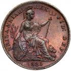 Great Britain. Farthing, 1825 NGC MS64 BR - 2