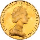 Isle of Man. Proof Five Pounds, 1965 NGC Proof 63
