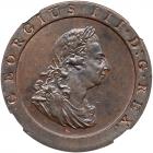 Great Britain. 'Cartwheel' Penny, 1797 NGC MS63 BR