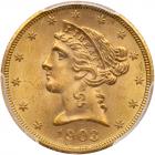 1903-S $5 Liberty PCGS MS65