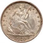 1857 Liberty Seated 50C PCGS MS65