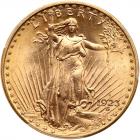 1923-D $20 St. Gaudens PCGS MS65