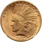 1910-S $10 Indian NGC AU58