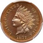 1877 Indian Head 1C PCGS PF65 RD