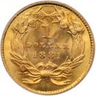 1881 $1 Gold Indian PCGS MS68 - 2