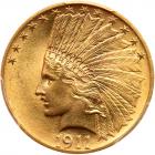 1911 $10 Indian PCGS MS64