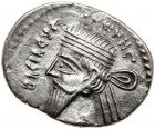 Parthian Kingdom. Vonones I. Silver Drachm (3.5 g), ca. AD 8-12 Choice VF