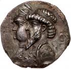 Elymaian Kingdom. Kamnaskires III, with Anzaze. Silver Tetradrachm (15.7 g), ca. 82-73 BC