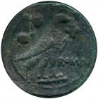 Anonymous. AE Sextans (24.15 g), 217-215 BC - 2