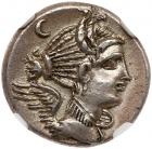 C. Valerius C.f. L.n. Flaccus. Silver Denarius (3.88 g), 82 BC