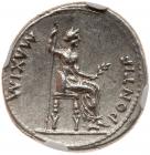 Tiberius. Silver Denarius (3.83 g), AD 14-37 - 2