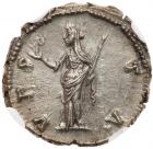 Diva Faustina I. Silver Denarius (3.40 g), died AD 140/1 - 2