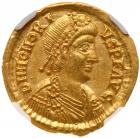 Honorius, AD 393-423. Gold Solidus (4.43g)