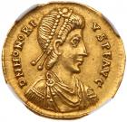 Honorius. Gold Solidus (4.45 g), AD 393-423