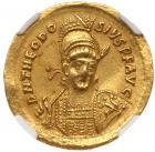 Theodosius II. Gold Solidus (4.46 g), AD 402-450