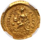 Theodosius II. Gold Solidus (4.46 g), AD 402-450 - 2