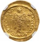 Justinian I. Gold Solidus (4.45 g), 527-565 - 2