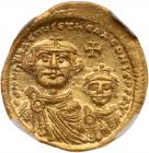 Heraclius. Gold Solidus (4.53 g), 610-641