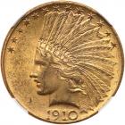 1910 $10 Indian NGC MS63