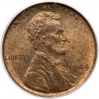 1909-S Lincoln 1C. S Over Horiz S PCGS MS64 RB