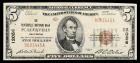 1929 Type 1. $5 National Bank Note. The Placerville NB, Placerville, California