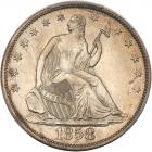 1858 Liberty Seated 50C PCGS Proof 63