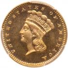 1879 $1 Gold Indian PCGS MS67