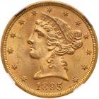 1895 $5 Liberty NGC MS64