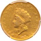 1855-C $1 Gold Indian PCGS AU53