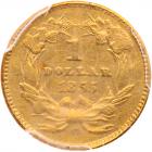 1855-C $1 Gold Indian PCGS AU53 - 2